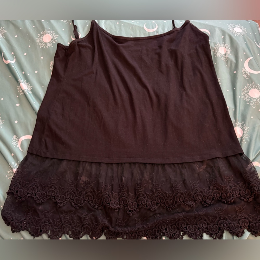 Lucy Love Black Tank Top